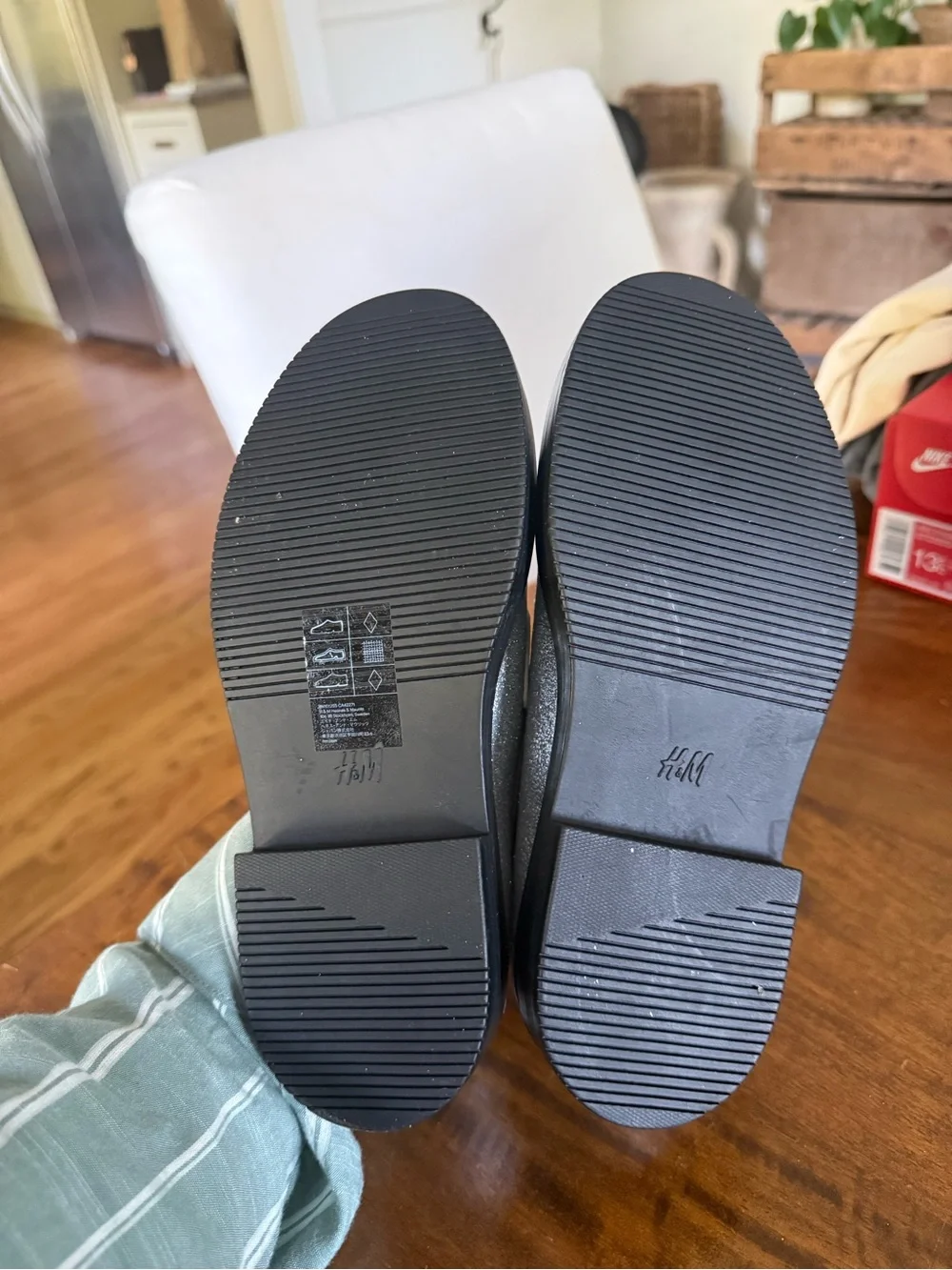 H&M sparkling silver